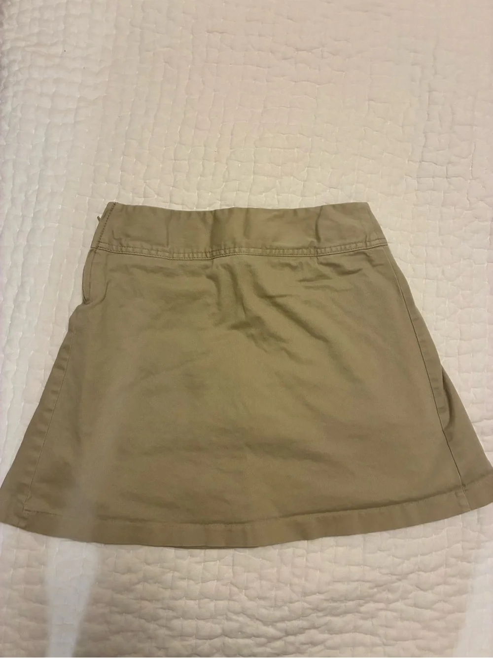 The Children's Place Khaki Schoolgirl Skort - Light Tan and Navy: Bundle of 8